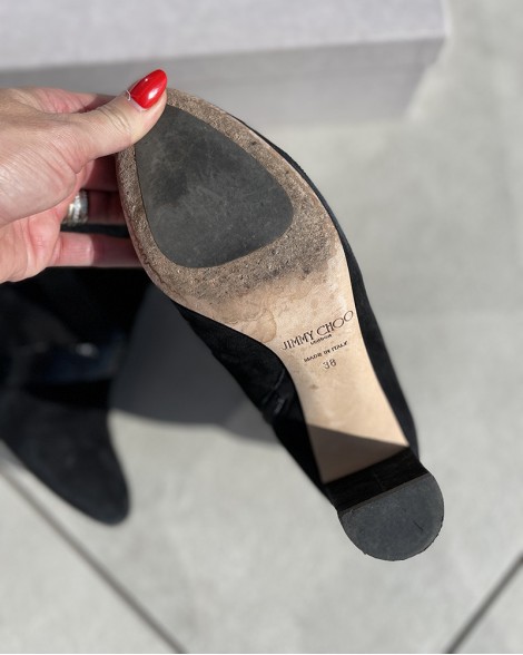 Kozačky dámské Jimmy Choo černé